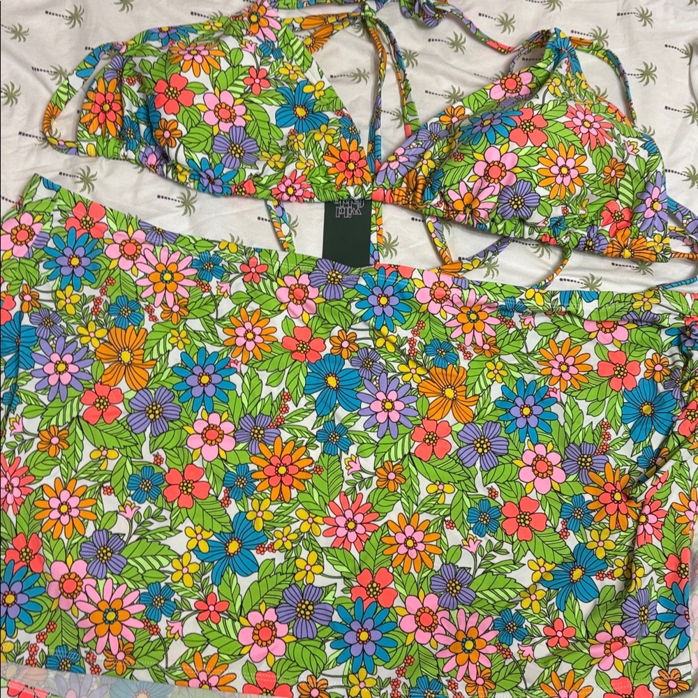 Wild Fable Tropical Bikini Set